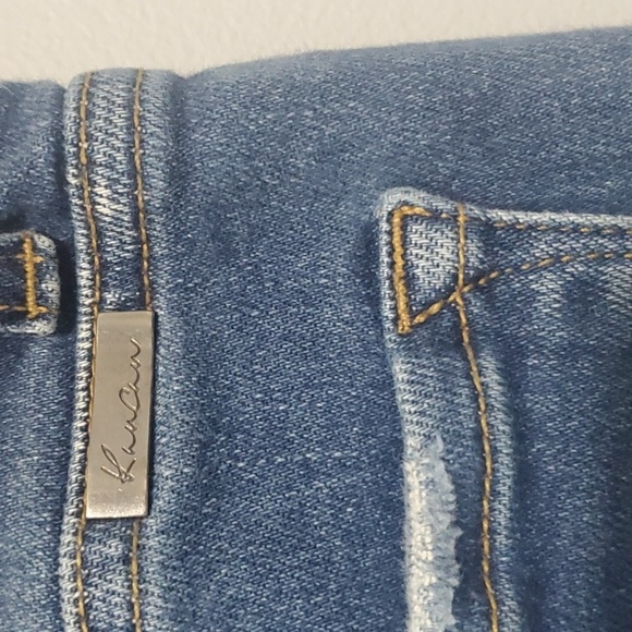 Kancan Jeans womens size 26 US 2 blue destroyed ripped distressed high rise - Picture 13 of 16